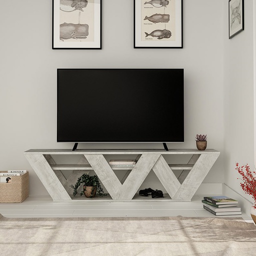 Silopi Tv Stand - Ancient White