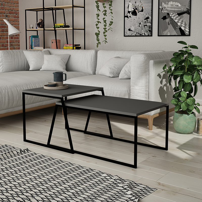 GLADSTONE COFFEE TABLE - ANTHRACITE