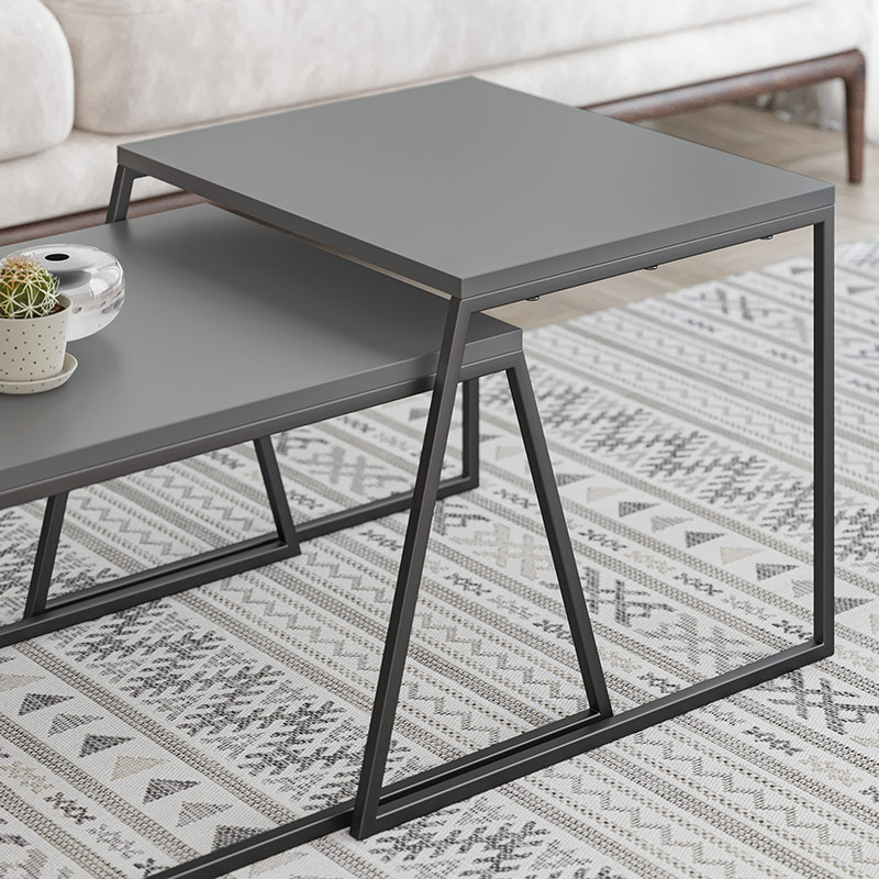 GLADSTONE COFFEE TABLE - ANTHRACITE