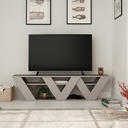 MISSISSIPPI TV STAND - LIGHT MOCHA