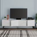 MODESTO TV STAND - WHITE