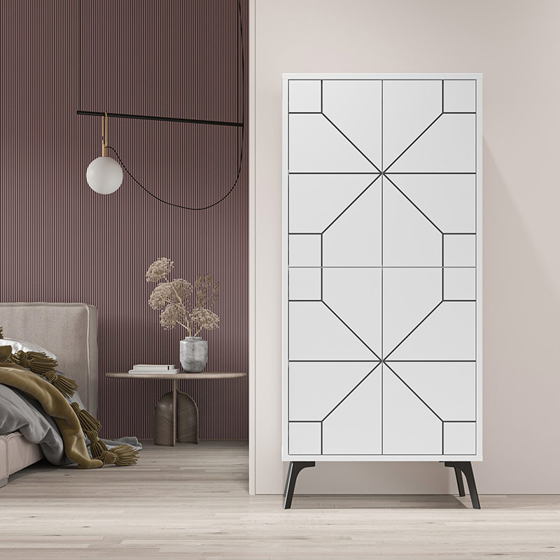 MODESTO MULTIPURPOSE CABINET - WHITE