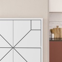 MODESTO MULTIPURPOSE CABINET - WHITE