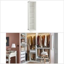 Ikea PAX Add-on corner unit with 4 shelves, white 53x58x236 cm