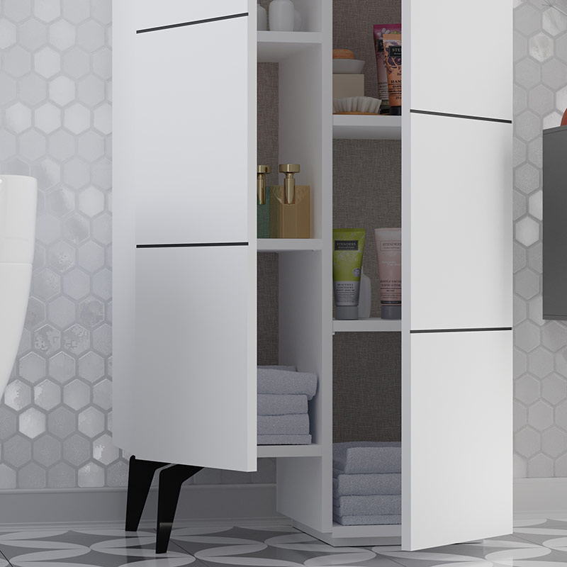 SWEDEN MULTIPURPOSE CABINET - WHITE