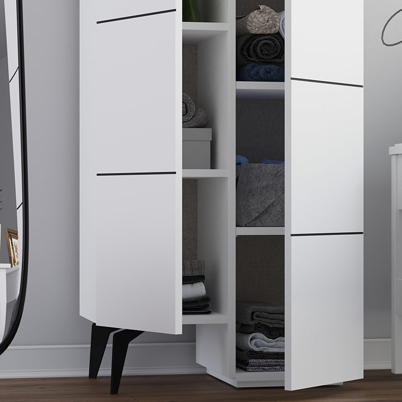 SWEDEN MULTIPURPOSE CABINET - WHITE