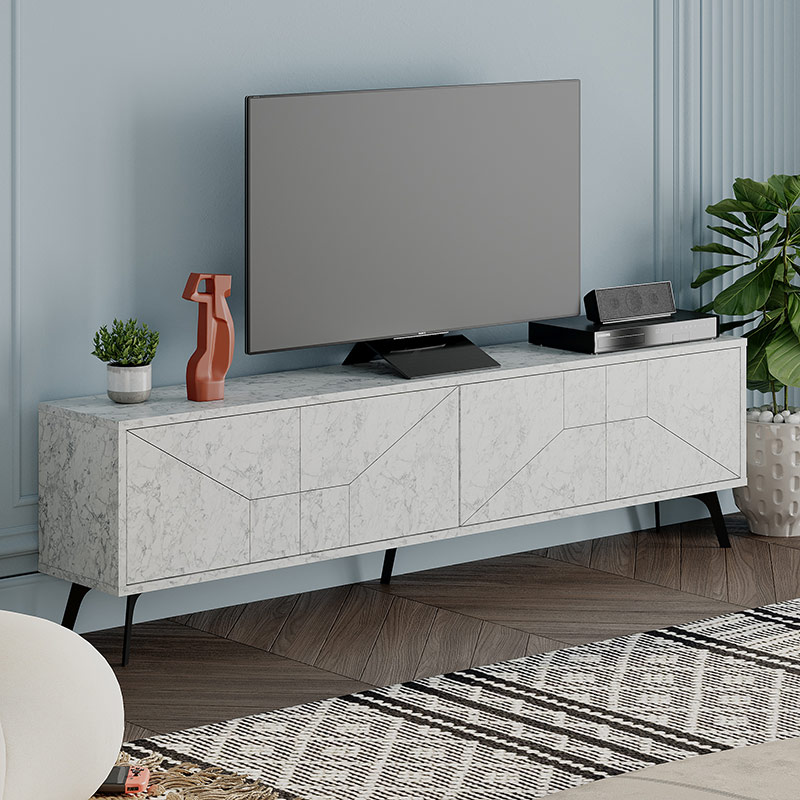 MODESTO TV STAND - CARRARA