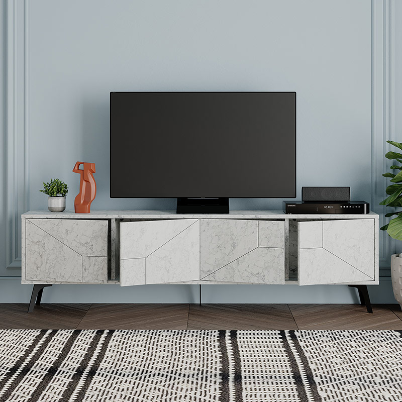 MODESTO TV STAND - CARRARA