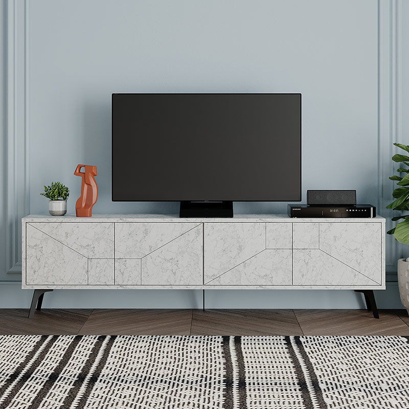 MODESTO TV STAND - CARRARA