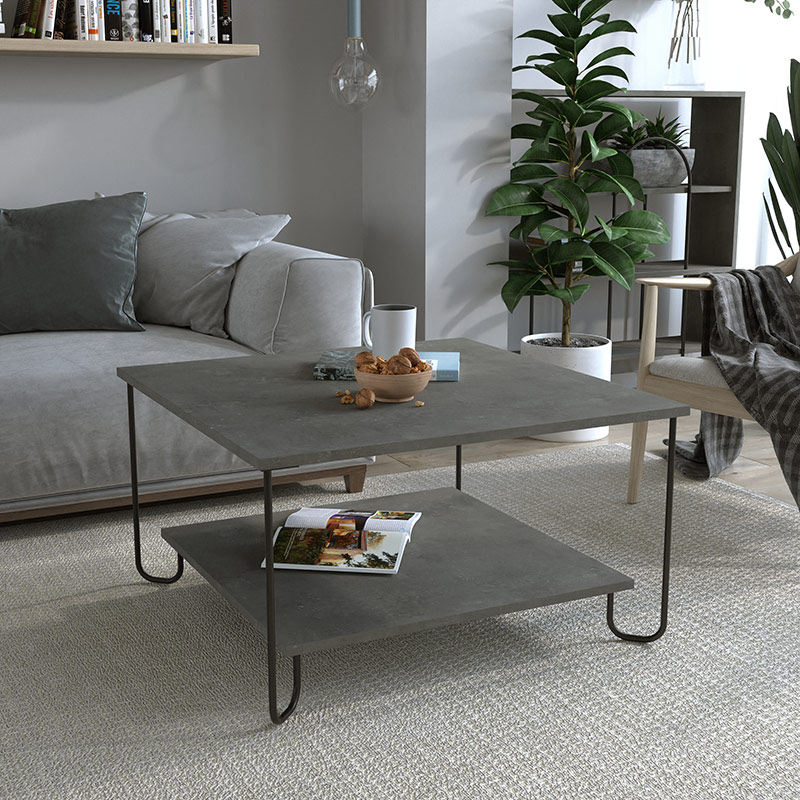 MASONCITY COFFEE TABLE - RETRO GREY