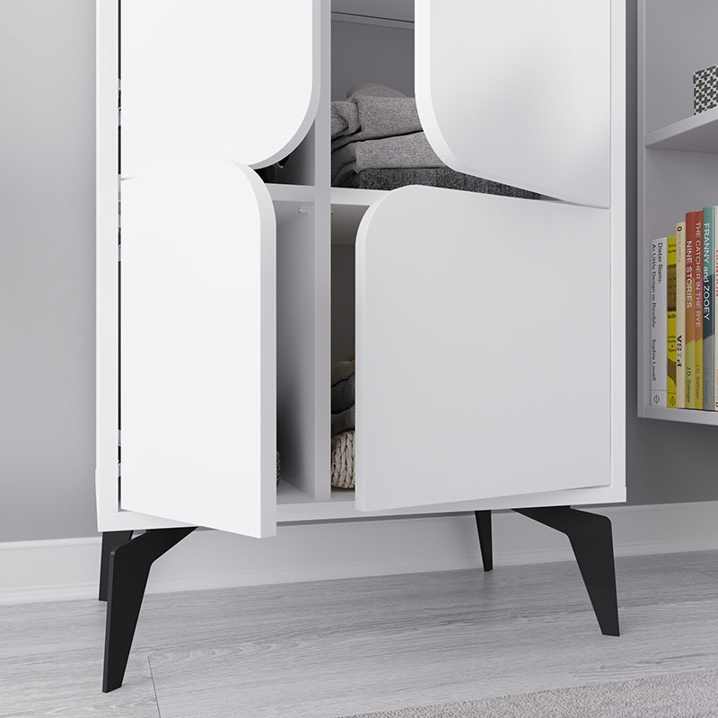 FINLAND MULTIPURPOSE CABINET - WHITE