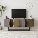 CANTON TV STAND - DARK COFFEE - OAK - DARK COFFEE - HITIT