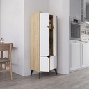 FINLAND MULTIPURPOSE CABINET - OAK - WHITE