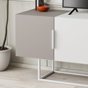 CANTON TV STAND - LIGHT MOCHA - WHITE