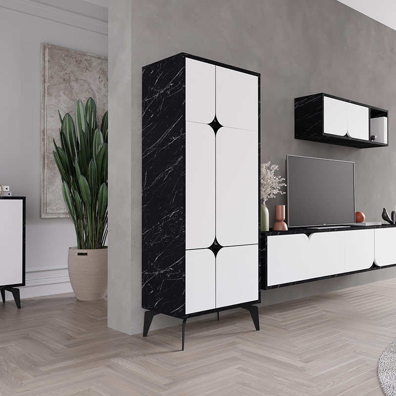 FINLAND MULTIPURPOSE CABINET - BENDIR - WHITE