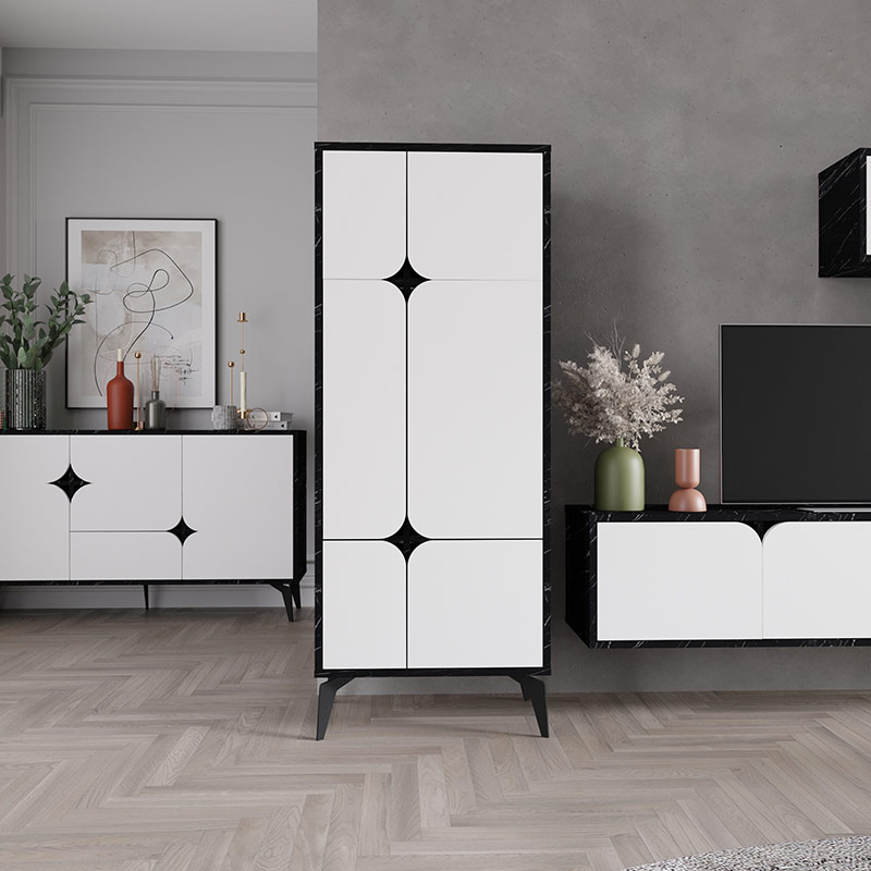 FINLAND MULTIPURPOSE CABINET - BENDIR - WHITE