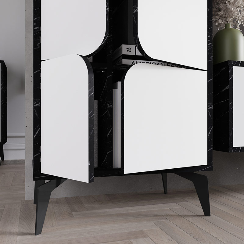 FINLAND MULTIPURPOSE CABINET - BENDIR - WHITE