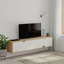 FINLAND TV STAND - OAK - WHITE