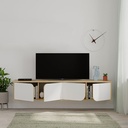 FINLAND TV STAND - OAK - WHITE