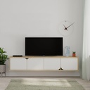 FINLAND TV STAND - OAK - WHITE