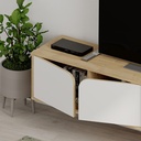 FINLAND TV STAND - OAK - WHITE