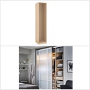 Ikea PAX Wardrobe frame, white stained oak effect, 50x58x236 cm