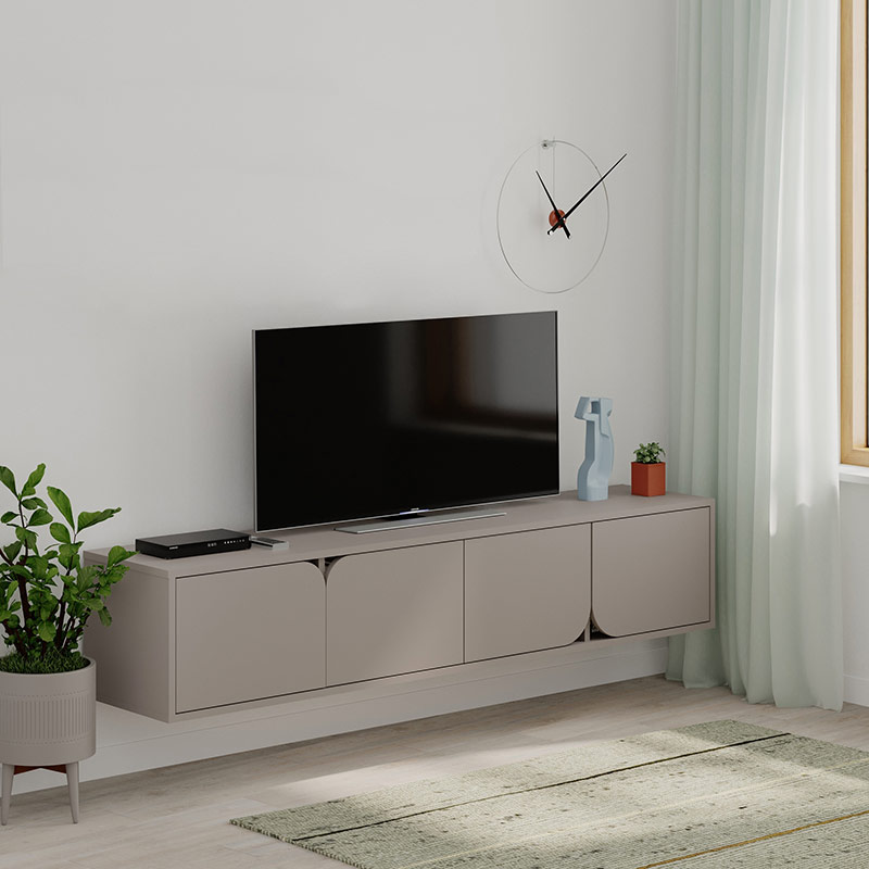 FINLAND TV STAND - LIGHT MOCHA