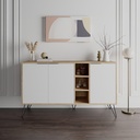 PASCAGOULA CONSOLE - OAK - WHITE