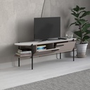 BENDIGO TV STAND - LIGHT MOCHA - WHITE