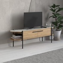 BENDIGO TV STAND - OAK - CARRARA