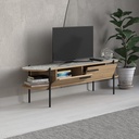 BENDIGO TV STAND - OAK - CARRARA