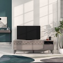 CRESTON TV STAND - LIGHT MOCHA