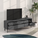 CRESTON TV STAND - ANTHRACITE