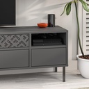 CRESTON TV STAND - ANTHRACITE