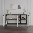 PASCAGOULA CONSOLE - RETRO GREY - ANCIENT WHITE