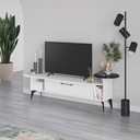 WHITEHORSE TV STAND - WHITE - BENDIR