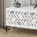 MERIDEN TV STAND - WHITE