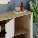 FINLAND CONSOLE - OAK - WHITE