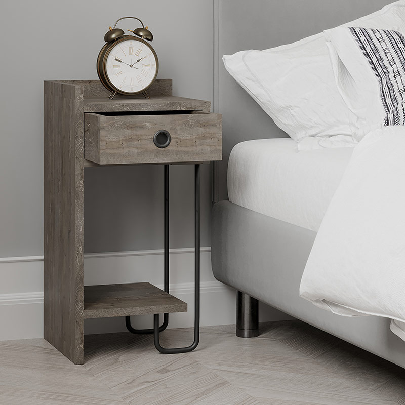 FAIRFIELD NIGHTSTAND LEFT MODULE - DARK COFFEE