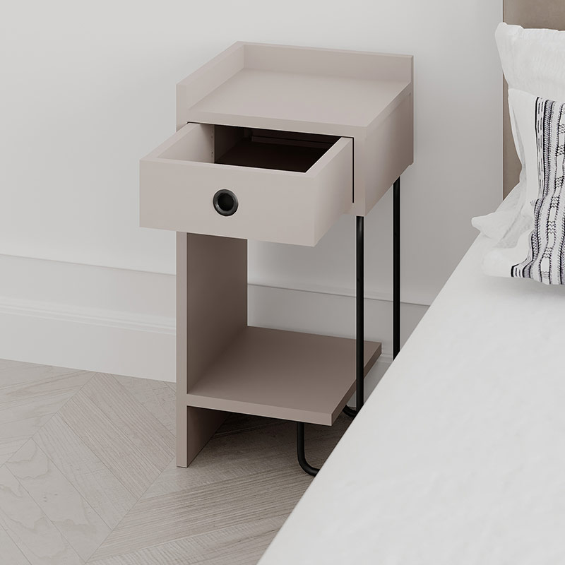 FAIRFIELD NIGHTSTAND LEFT MODULE - DARK COFFEE