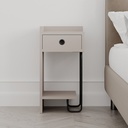 FAIRFIELD NIGHTSTAND LEFT MODULE - LIGHT MOCHA