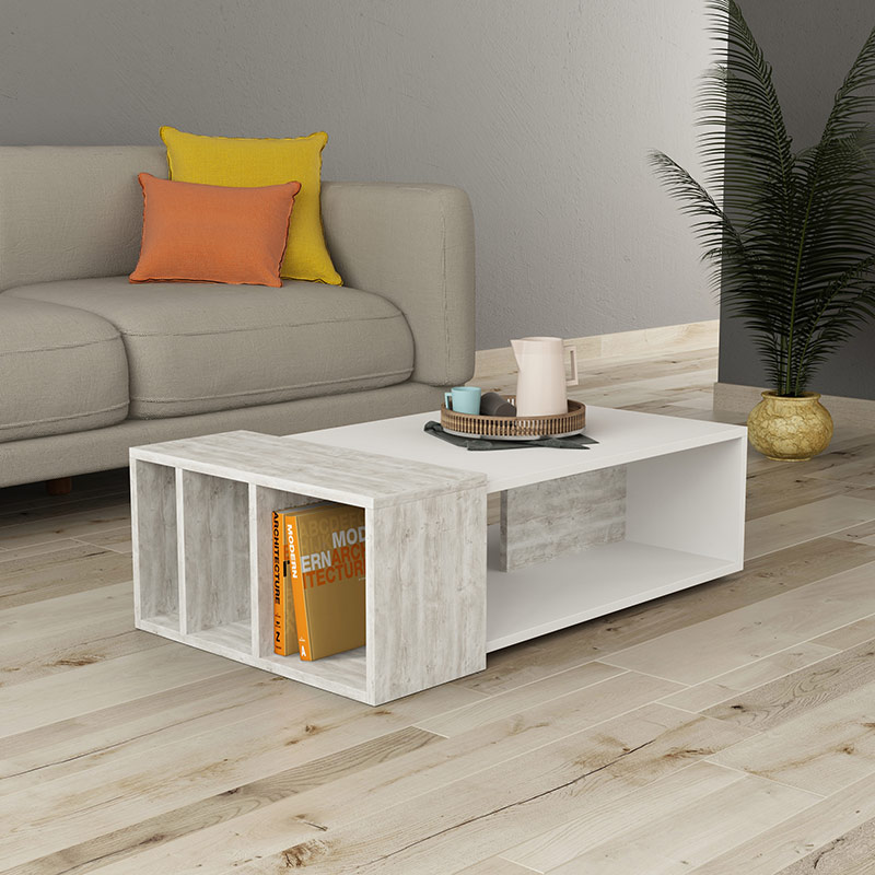 WHITEPLAINS COFFEE TABLE - WHITE - ANCIENT WHITE