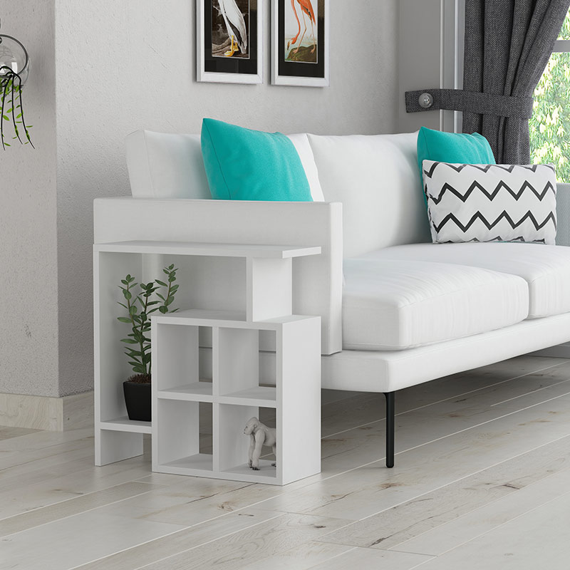 PERTH SIDE TABLE - WHITE