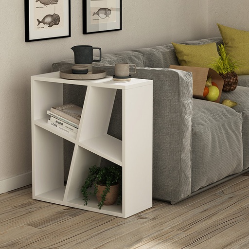 Dinar Side Table White