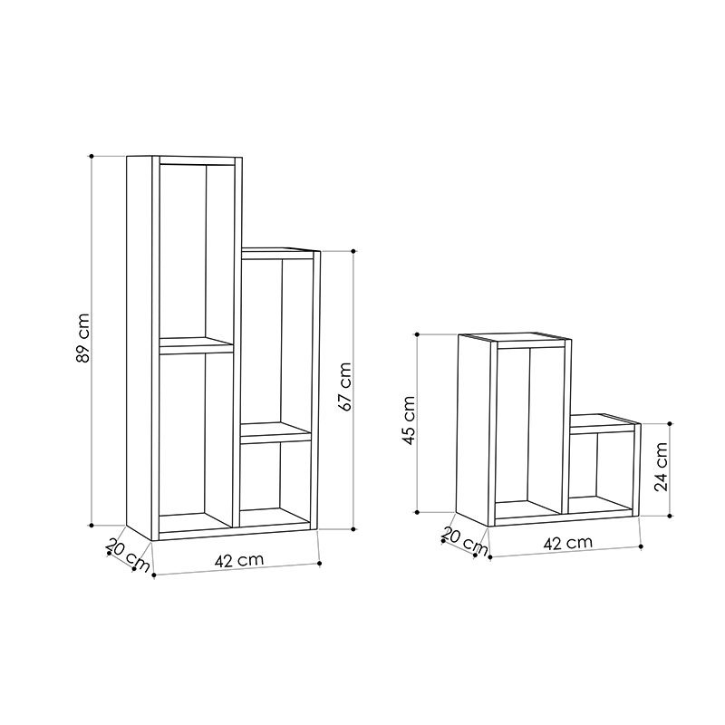 GERMANY PLANTSTAND - ANTHRACITE