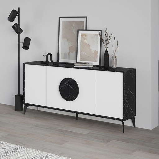 Aydin Console 180Cm - Bendir - White