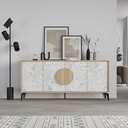 ARCADIA CONSOLE 180CM - OAK - CARRARA