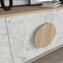 ARCADIA CONSOLE 180CM - OAK - CARRARA