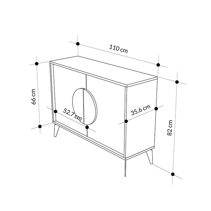 ARCADIA CONSOLE 110CM - HITIT