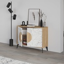 ARCADIA CONSOLE 110CM - OAK - CARRARA